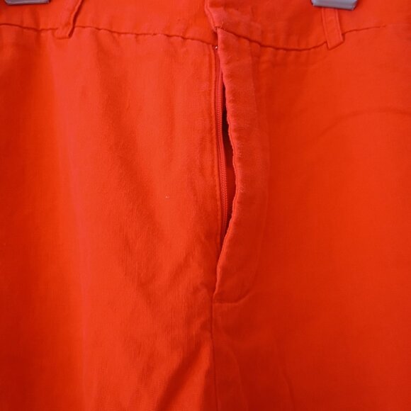 Zara Woman Red Flared Linen Pants | High Waist Wide Leg Trousers | Size XS - Picture 4 of 8